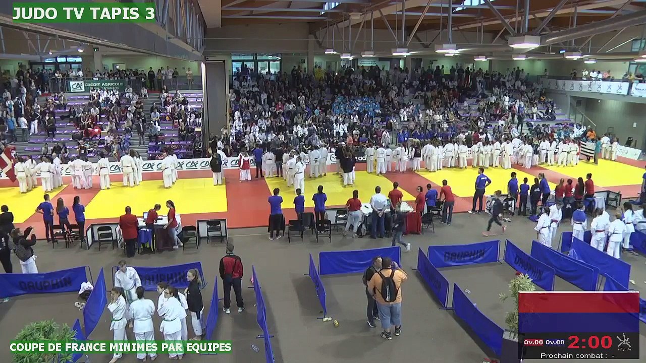 TAPIS 3 - COUPE DE FRANCE MINIMES PAR ÉQUIPES DE DÉPARTEMENTS - CEYRAT, 2016 - LIVE 4 (86)