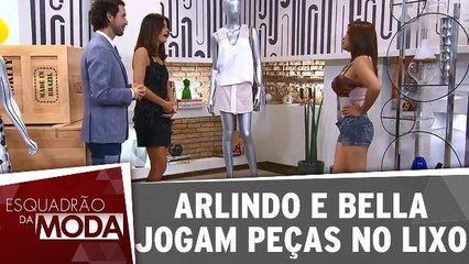 Roupas da participante Rose vão para o lixo
