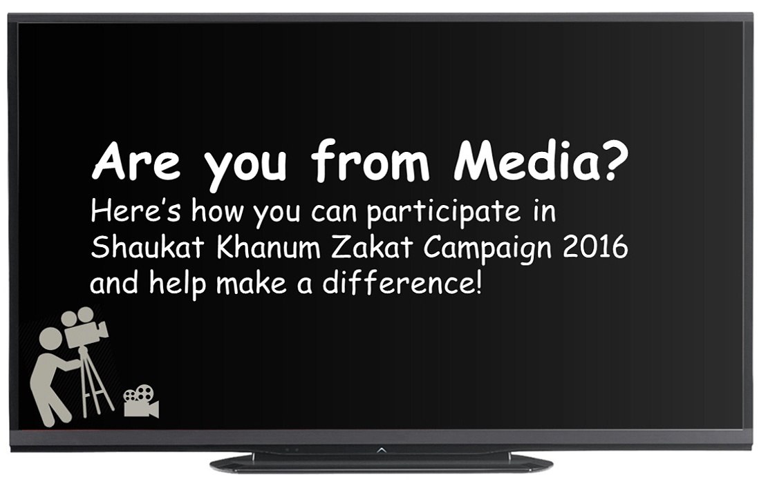 How a media person can participate in Zakat Campaign