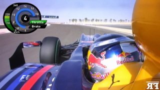 F1 Onboard | F1 2010 - Red Bull RB6 vs High-Speed Corners