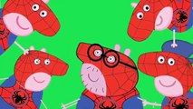 PEPPA PIG SPIDERMAN Finger Family | Daddy Finger Nursery Rhyme Song #Animation For Kids &