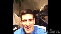 Federer Skypes Djokovic