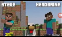 Minecraft animasyon/herobrine vs steve/steve kardeşliği
