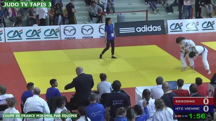 TAPIS 3 - COUPE DE FRANCE MINIMES PAR ÉQUIPES DE DÉPARTEMENTS - CEYRAT, 2016 - LIVE 4 (87)