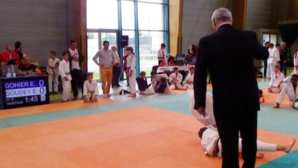 Ewan Goudey 4ème combat coupe 77 benjamin