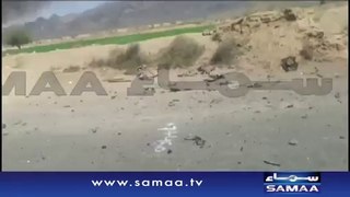 Exclusive video after strike on Mullah Mansour’s vehicle