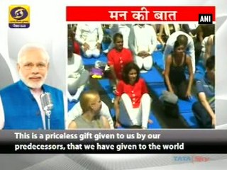 PM Modi appeals nation to make yoga a habit