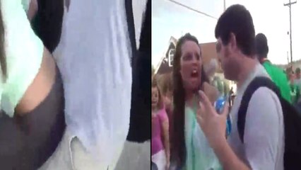 Cette fille ne se rend pas compte qu'elle danse avec un gars moche, jusqu'à ce qu'elle se retourne..