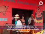 Vero Lugo recorre en caravana las distintas comunidades del municipio de Tlahuelilpan