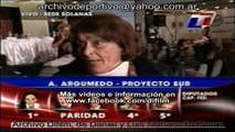 ARCHIVO DIFILM ELECCIONES 2009 REPORTAJE A ALCIRA ARGUMEDO 28/06/09