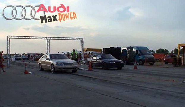 Mercedes S600 Brabus Vs. Opel Vectra