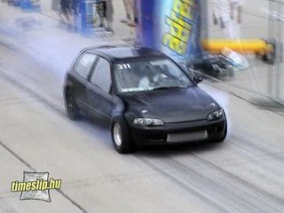 Mercedes SL 65 Vs. Honda Civic B16 Turbo 2