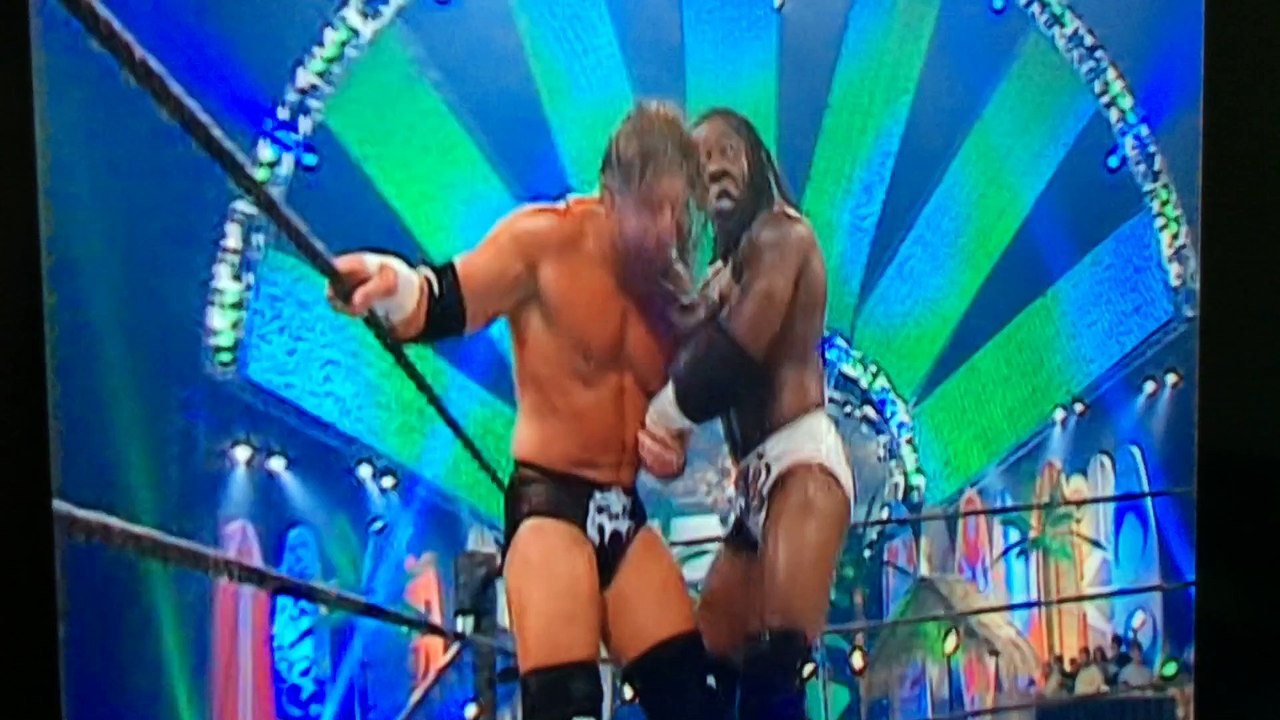 King Booker vs Triple H Summerslam 2007 highlights