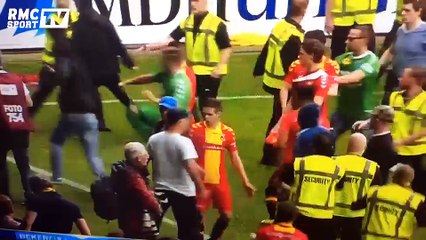 Des supporters néerlandais agressent les joueurs adverses après une défaite