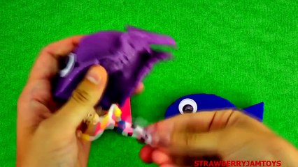 Learn Colors Play Doh Surprise Eggs Spiderman Shopkins Toy Story Adventure Time