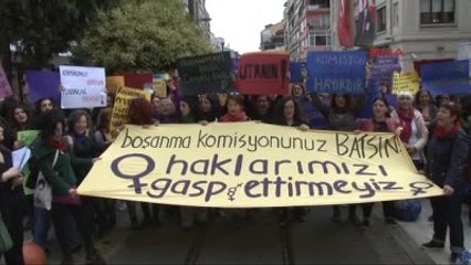 Kadıköy'de Kadınlardan Eylem....