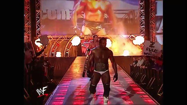 Booker T & Test vs The Hardy Boyz Tag Team Titles March Raw 11.12.2001 (HD)