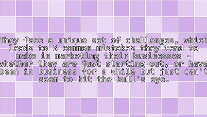 3 Marketing Mistakes Coaches Make