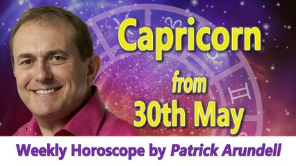 Capricorn Weekly Horoscope from 30th May 2016