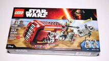 Lego Star Wars Rey's Speeder Speed Build (75099)