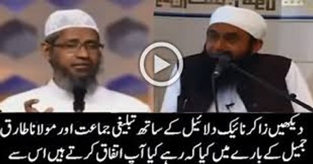 Dr Zakir Naik Shocking Remarks About Maulana Tariq Jameel 2016