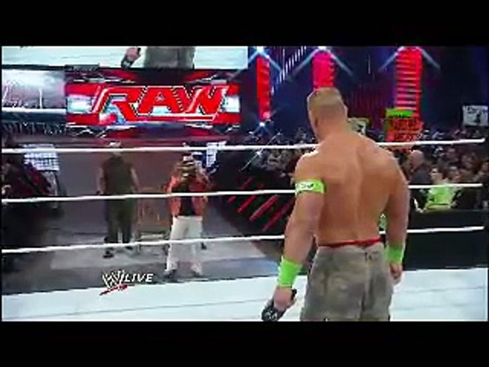 Undertaker helps John Cena from Wyatt Family _ 24 Feb. 2014