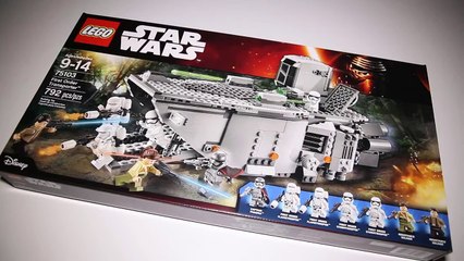 Lego Star Wars First Order Transporter Speed Build (75103)
