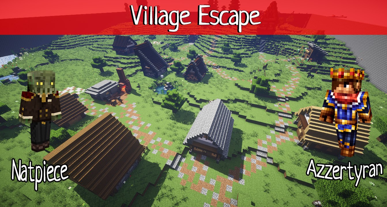 [Minecraft - Map Aventure] Village Escape #1 (ft. Nath)