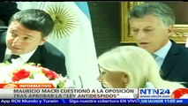 Mauricio Macri defiende en una carta su decisión de vetar ‘ley antidespidos’ en Argentina