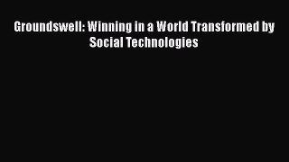 Download Groundswell: Winning in a World Transformed by Social Technologies PDF Online