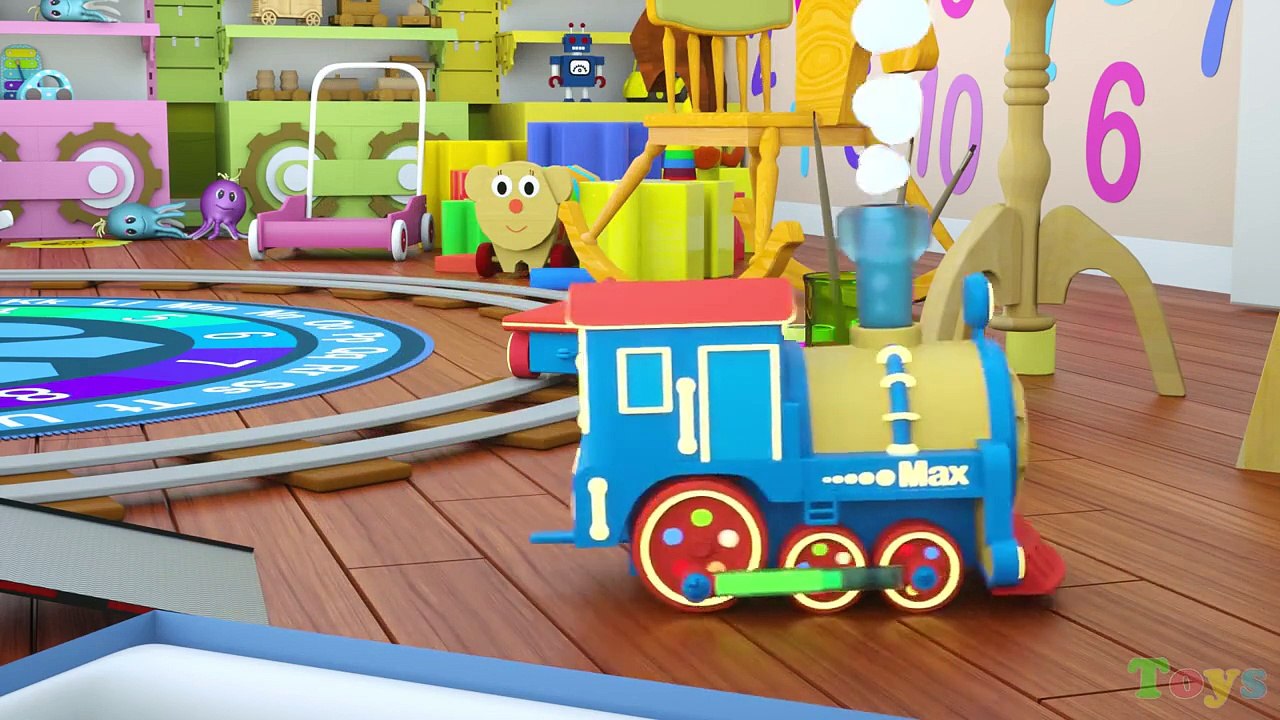 Learn Colors and Race Cars with Max, Bill and Pete the Truck - TOYS (Colors and Toys for Toddlers)
