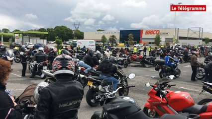 Douarnenez. Plus de 400 motards roulent pour Myla