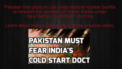 HOW PAKISTAN'S 'NASR' TACTICAL NUCLEAR MISSILE IMPACT INDIA