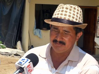 Manuel Párraga, trabajador camaronera CONSEXPORT San Vicente