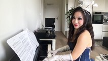 天空之城 久石让 钢琴版 Castle in the Sky Piano cover played by Sarah Sunshine