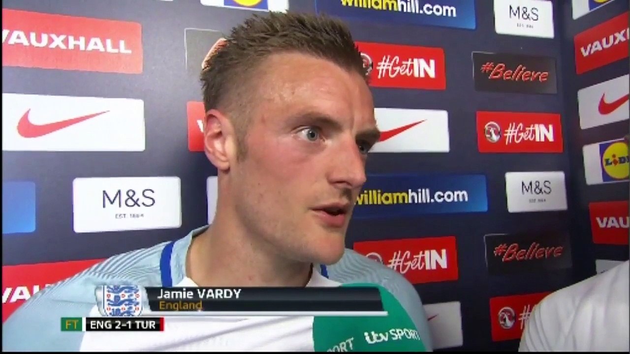 England vs Turkey 2-1   l Jack Wilshere & Jamie Vardy Post Match Interview 22-05-2016 HD