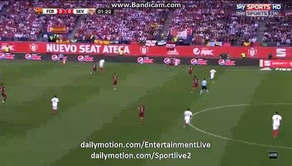 Lionel Messi Fantastic Chance Barcelona 0-0 Sevillla