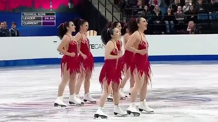 Quand la musique démarre, c'est l'hystérie dans le public pour ces patineuses !