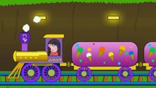 Peppa Pig Train Vehicles for Children Episode 49 - Kid TV