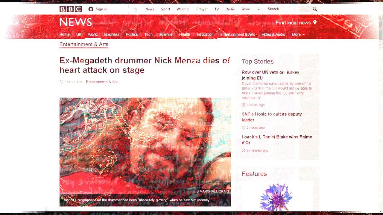 WATCH: 'The Whole Web Knows' R. I. P.  Nick Menza