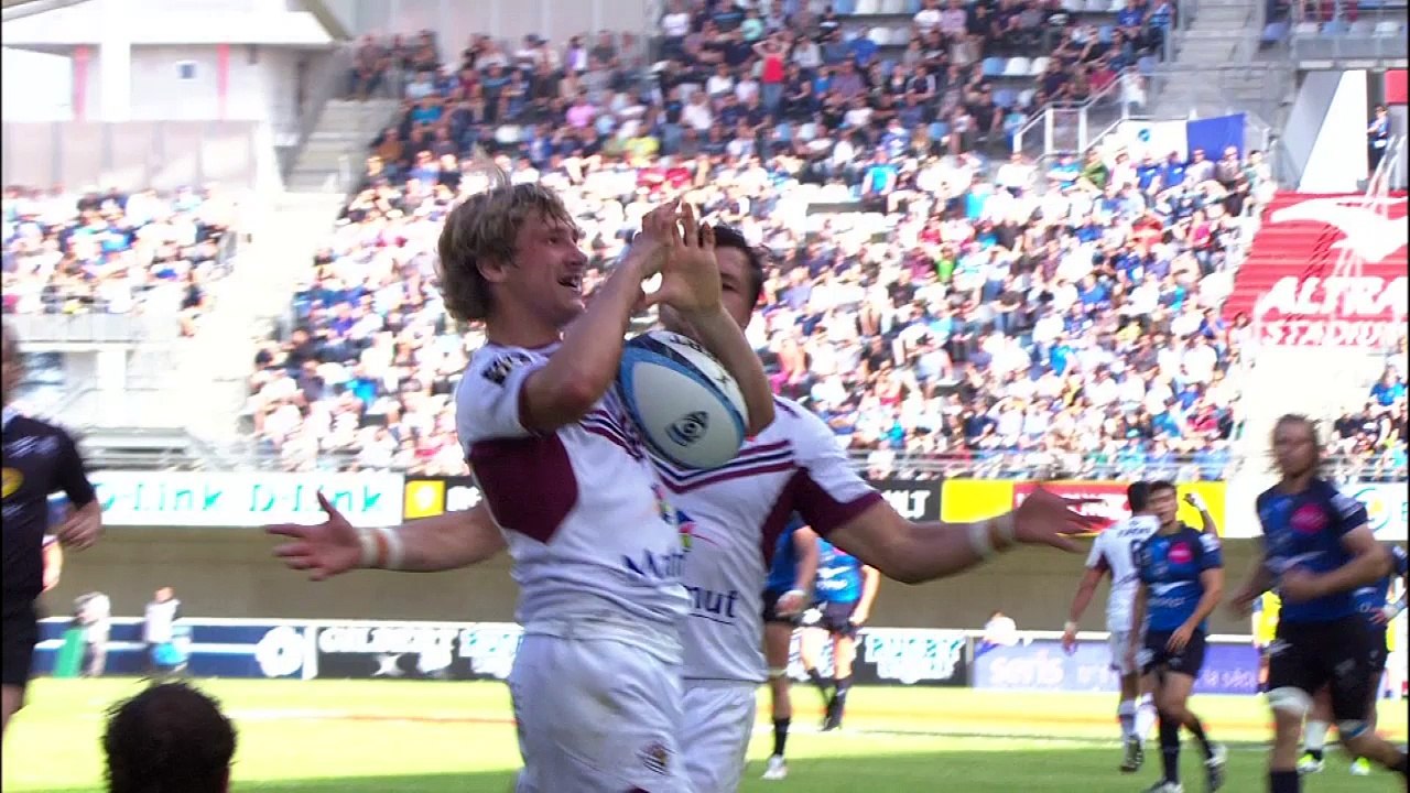 TOP 14 – Montpellier - Bordeaux-Bègles : 19-16 Essai Bismarck DU PLESSIS (MON) – J24 – Saison 2015-2016