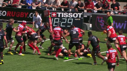 TOP 14 – Oyonnax- Toulouse : 17-25 Essai Julien BLANC (OYO) – J24 – Saison 2015-2016