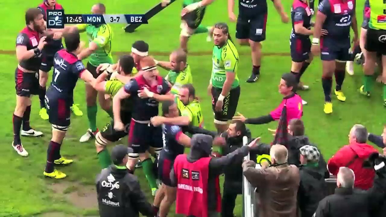 PRO D2 - Résumé Montauban - Béziers: 13-22 - J30 - Saison 2015/2016
