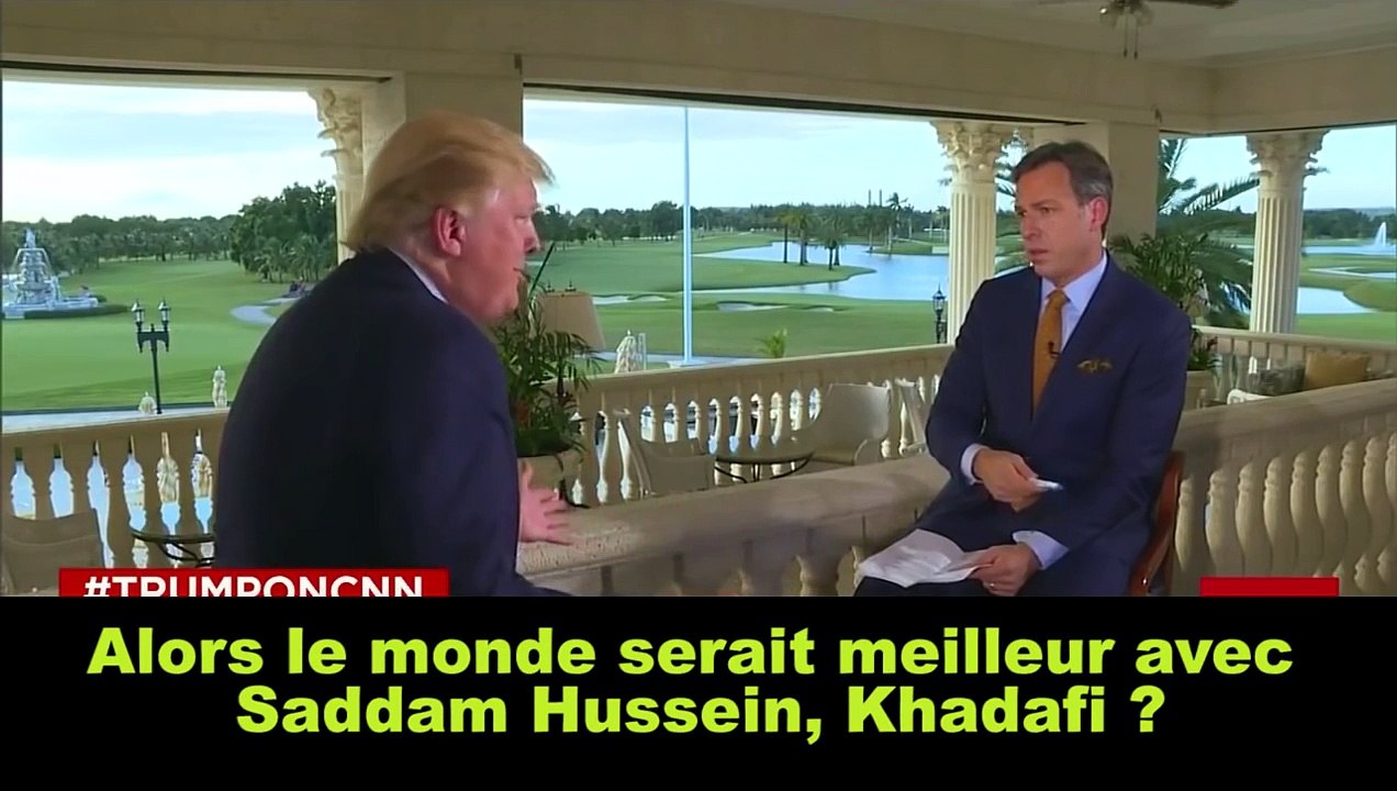 Donald Trump : le monde serait meilleur avec...