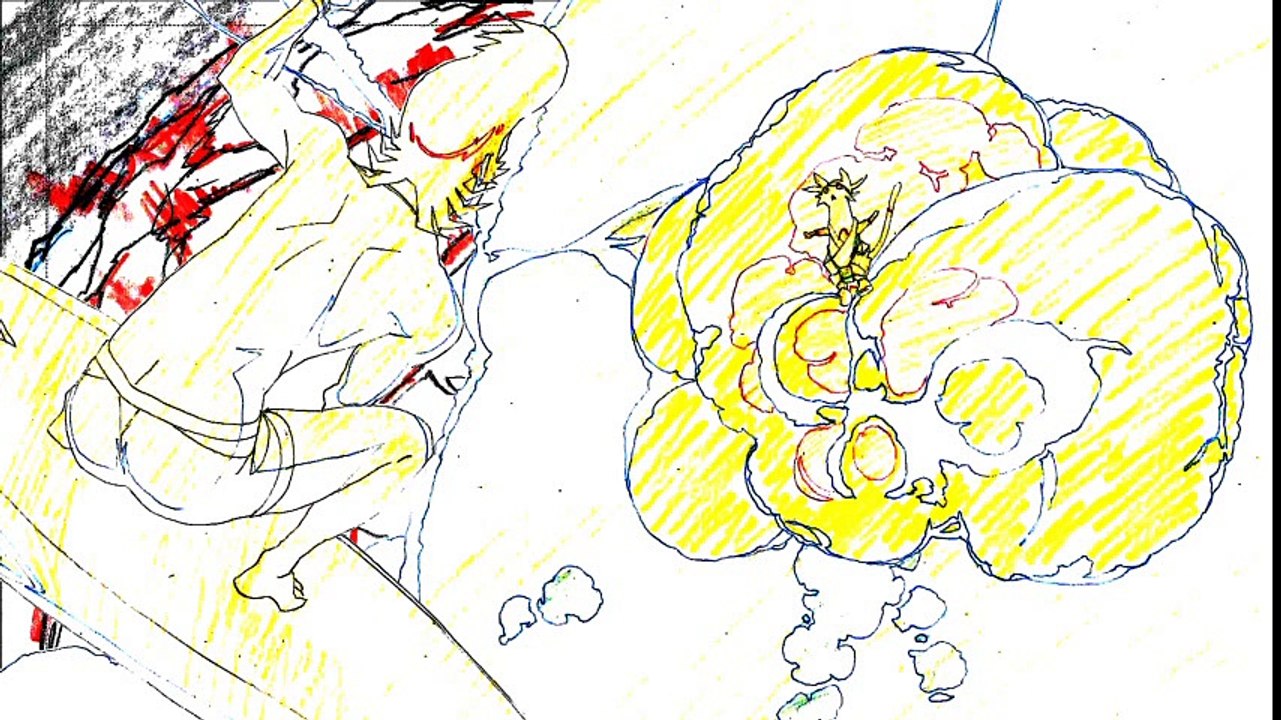 Space Dandy's genga
