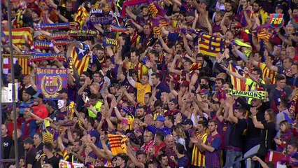 FC Barcelona – Copa Champions 2016: Luis Enrique celebrating the victory