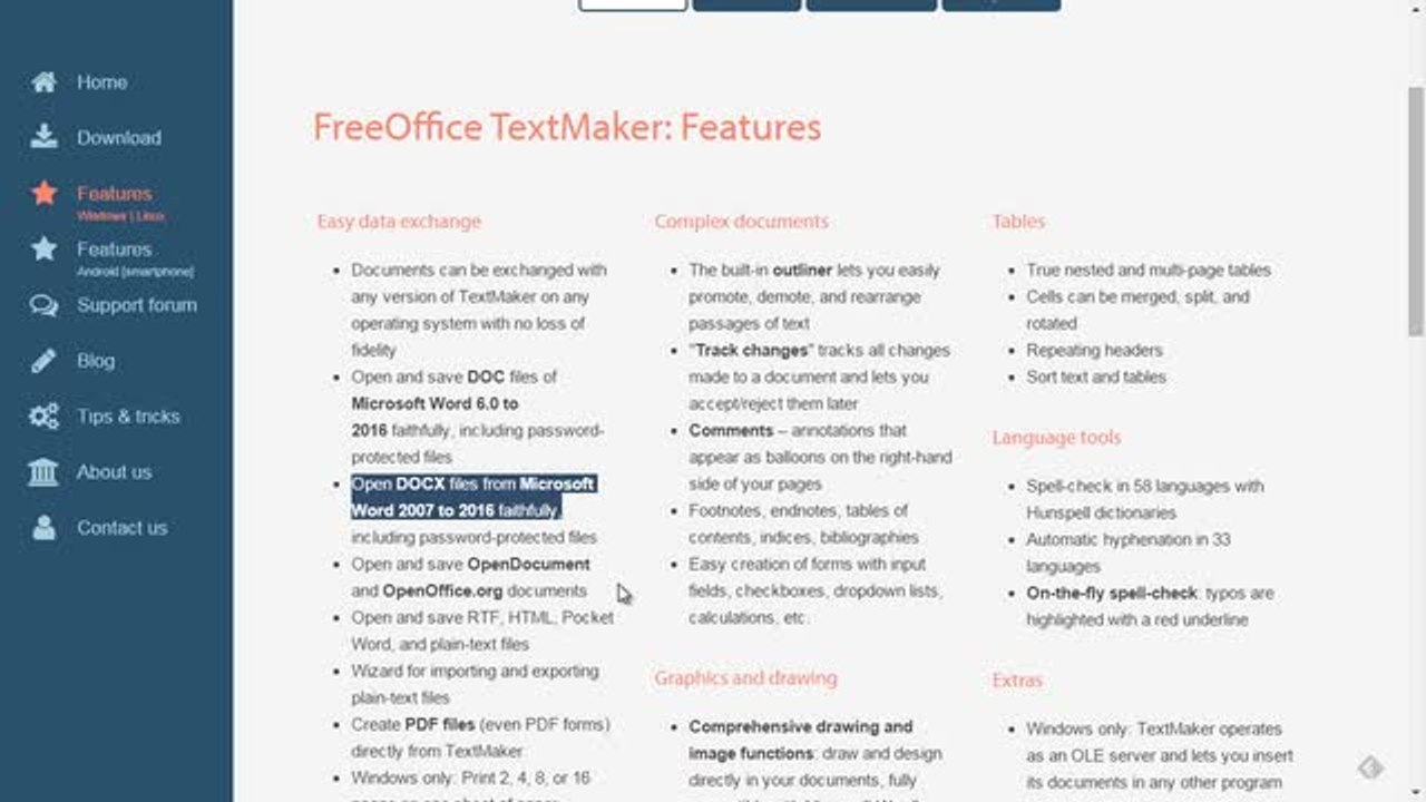 FreeOffice, a quality Office alternative