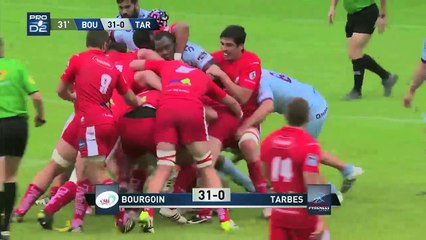 PRO D2 - Résumé Bourgoin-Tarbes: 50-19 - J30 - Saison 2015/2016