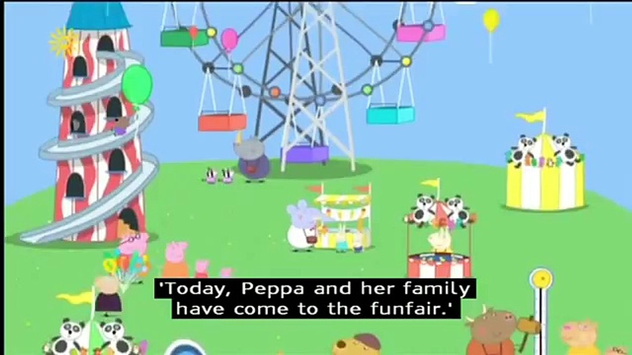 Peppa Pig (Series 3)   Funfair (with subtitles)