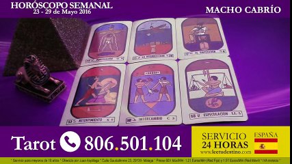 Horóscopo Capricornio 23 - 29 De Mayo 2016